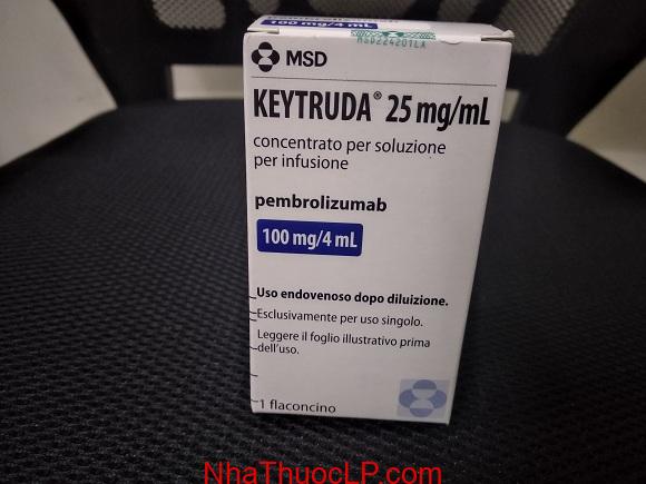 Thuốc Keytruda 100mg/4ml Pembrolizumab điều trị ung thư trúng đích (2)