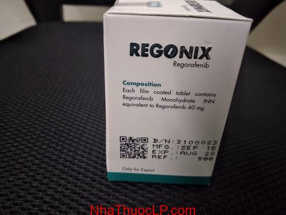 Thuốc Regonix 40mg Regorafenib điều trị ung thư gan, trực tràng (3)