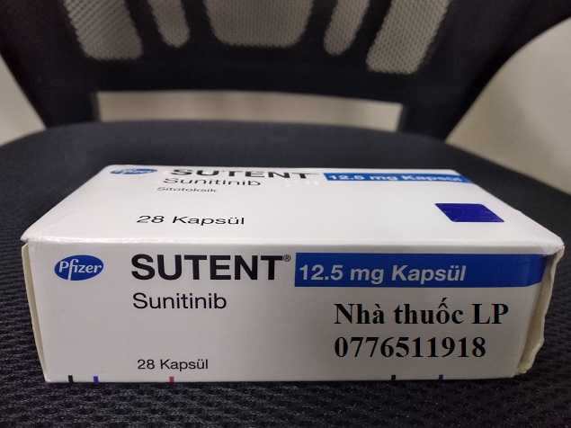 Thuốc Sutent 12.5mg Sunitinib điều trị ung thư ruột, tuyến tụy hoặc thận (2)