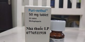 Thuốc PuriNethol 50mg Mercaptoprin chống ung thư máu, chuyển hóa purin (1)