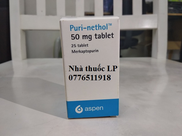 Thuốc PuriNethol 50mg Mercaptoprin chống ung thư máu, chuyển hóa purin (3)