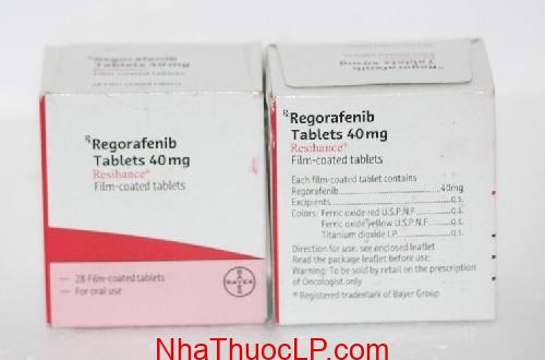 Thuốc Resihance 40mg Regorafenib điều trị ung thư gan, trực tràng (2)